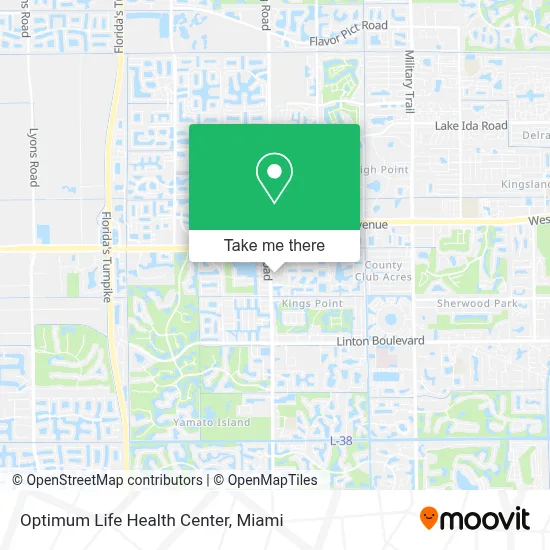 Optimum Life Health Center map
