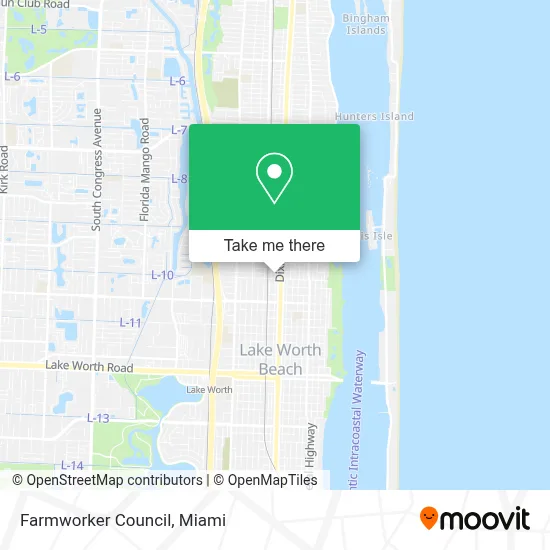 Farmworker Council map