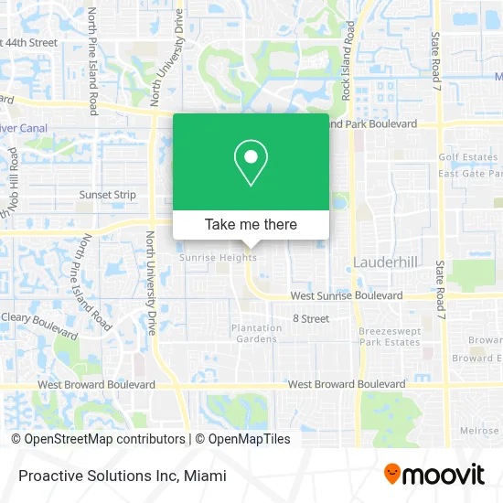 Proactive Solutions Inc map