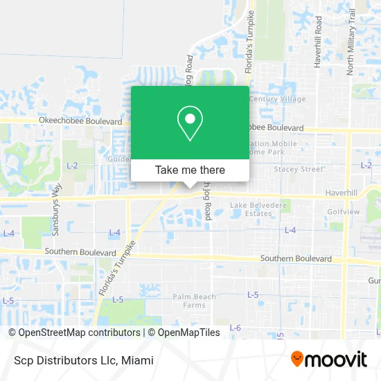 Scp Distributors Llc map