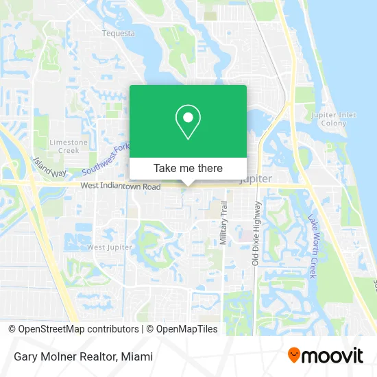 Gary Molner Realtor map