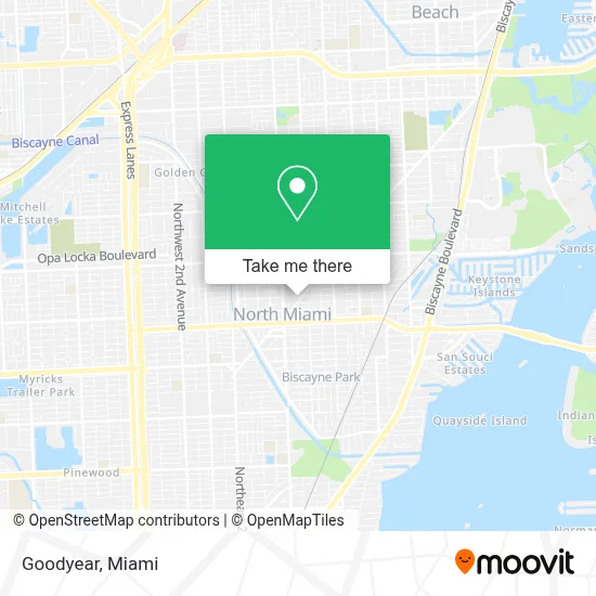 Goodyear map