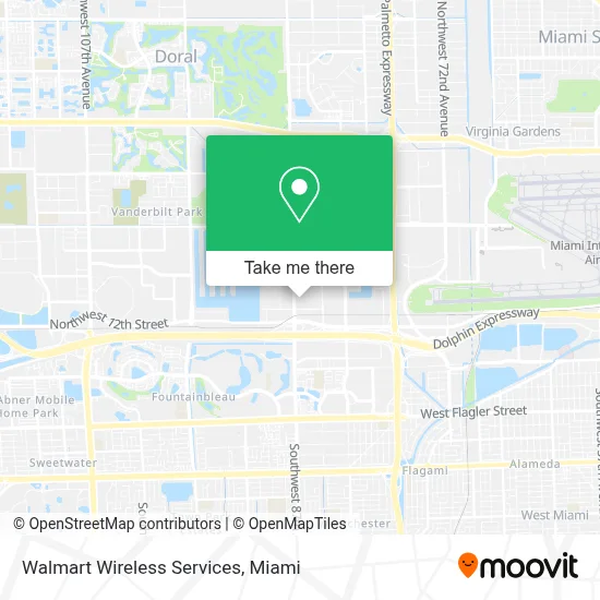 Walmart Wireless Services map