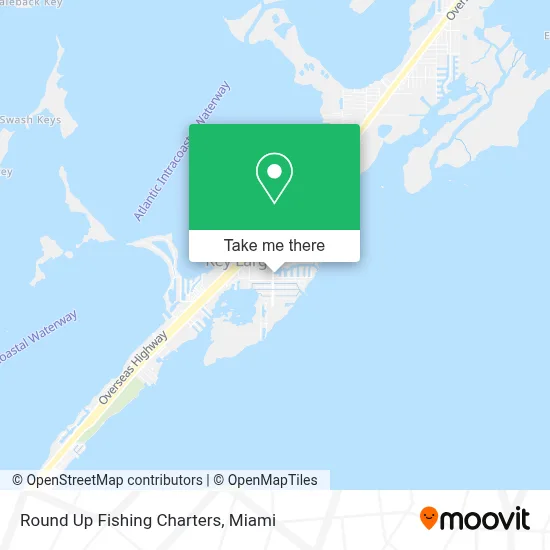 Round Up Fishing Charters map