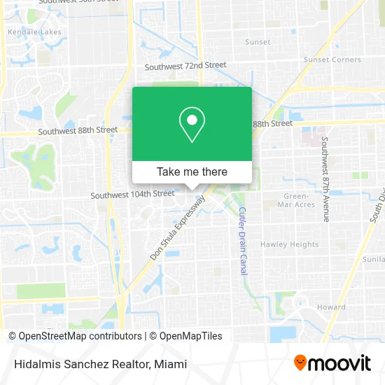 Hidalmis Sanchez Realtor map