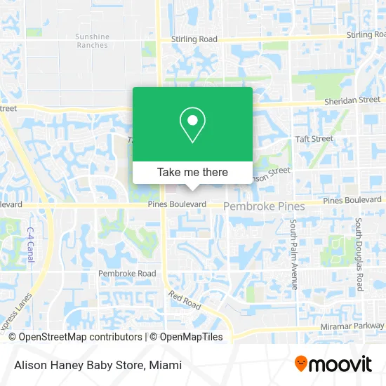 Alison Haney Baby Store map