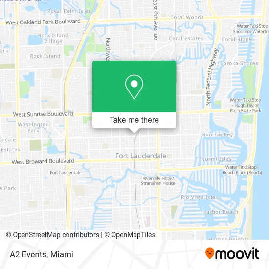 A2 Events map