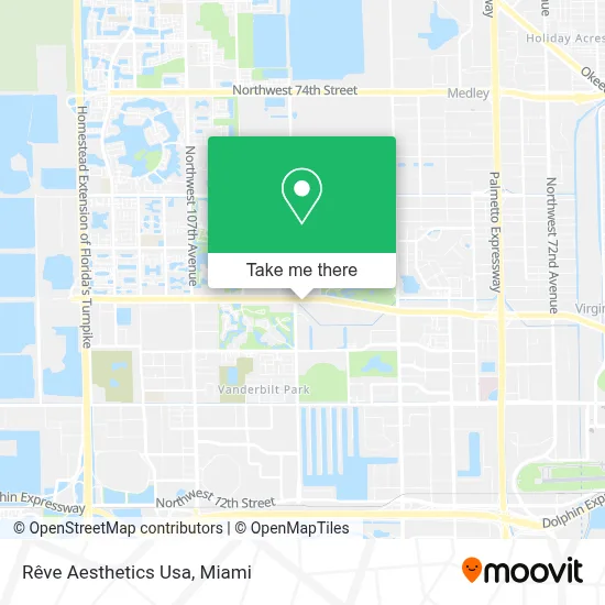 Rêve Aesthetics Usa map