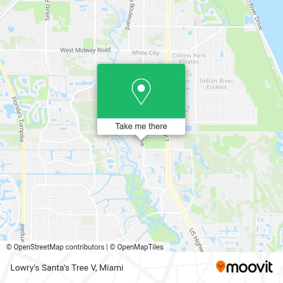 Lowry's Santa's Tree V map