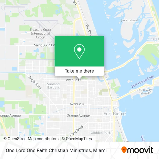 One Lord One Faith Christian Ministries map