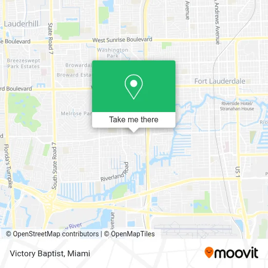 Victory Baptist map