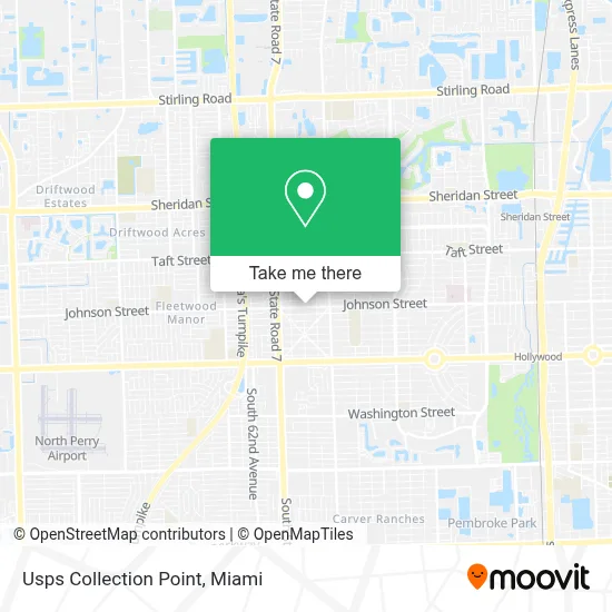 Usps Collection Point map