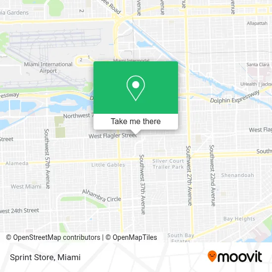 Sprint Store map