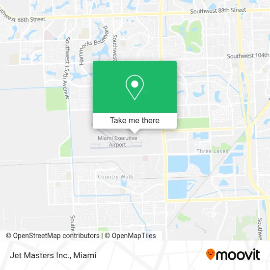 Jet Masters Inc. map