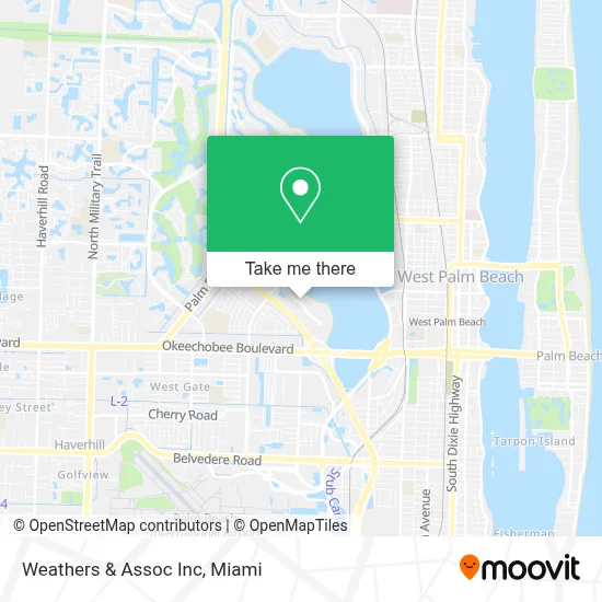 Weathers & Assoc Inc map