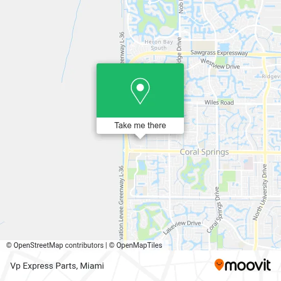 Vp Express Parts map