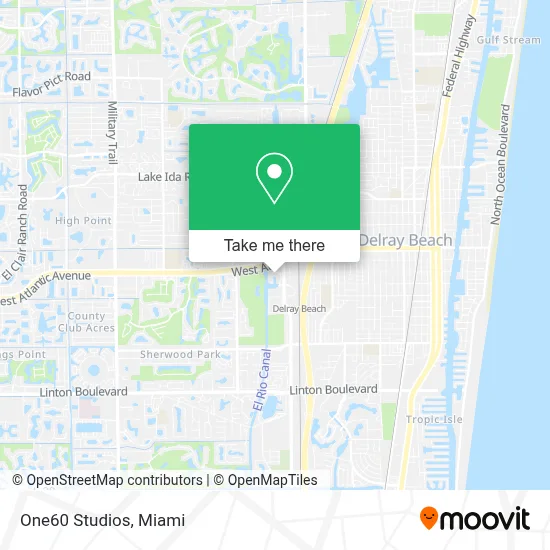 One60 Studios map