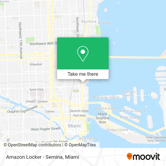 Amazon Locker - Semina map