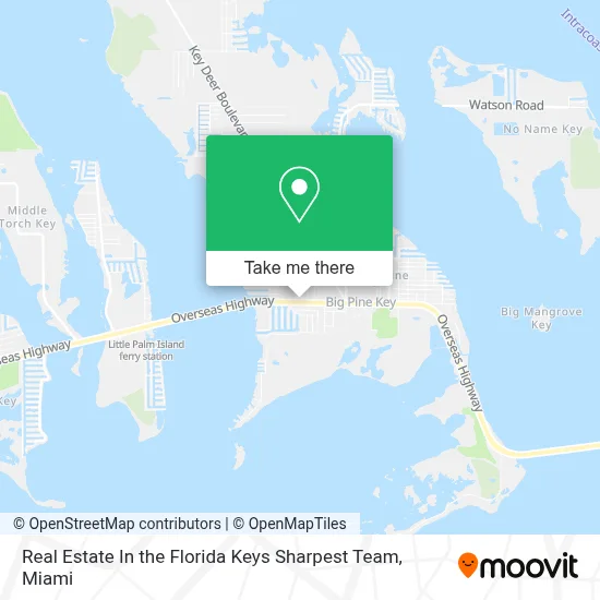 Real Estate In the Florida Keys Sharpest Team map