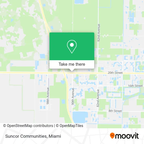 Suncor Communities map