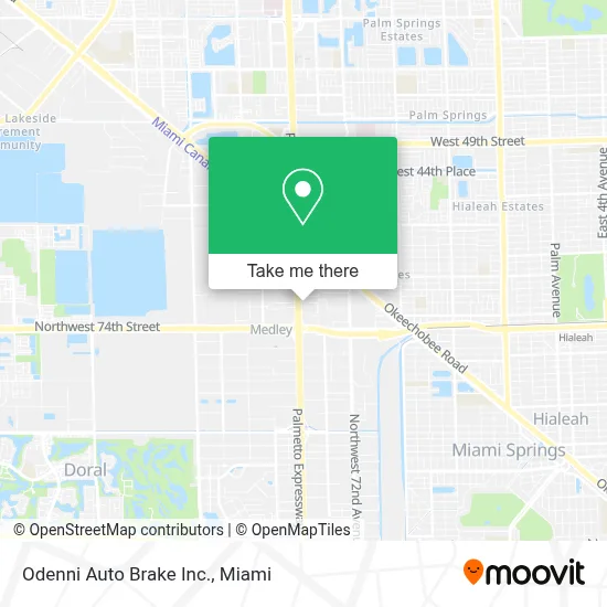 Odenni Auto Brake Inc. map