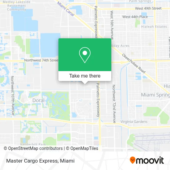 Master Cargo Express map