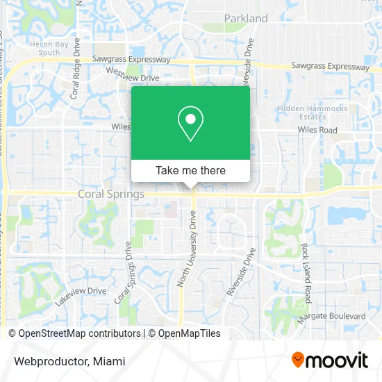 Webproductor map