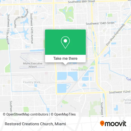 Restored Creations Church map