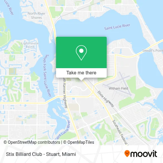 Stix Billiard Club - Stuart map