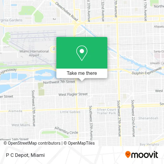 P C Depot map