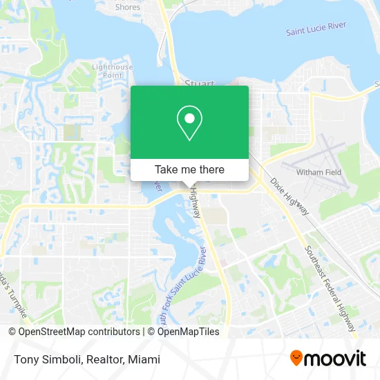 Tony Simboli, Realtor map