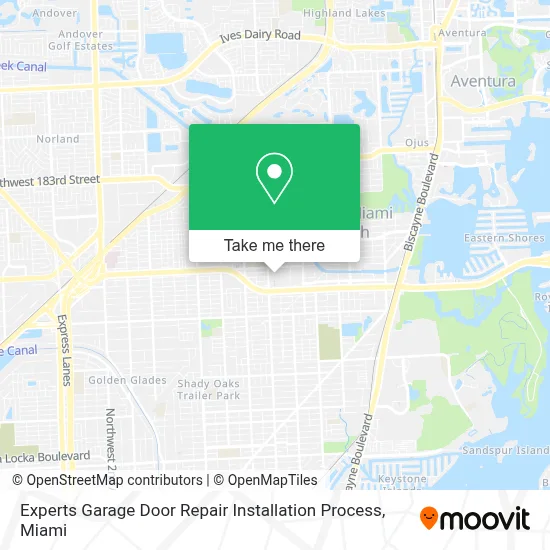 Experts Garage Door Repair Installation Process map