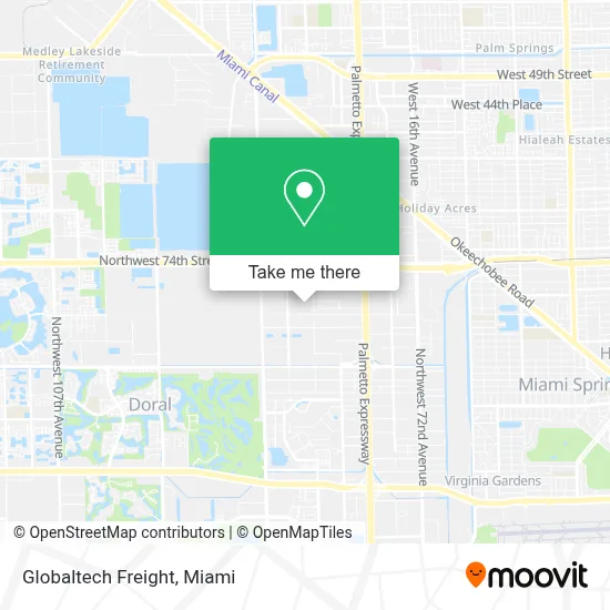 Globaltech Freight map