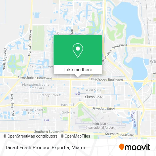 Direct Fresh Produce Exporter map