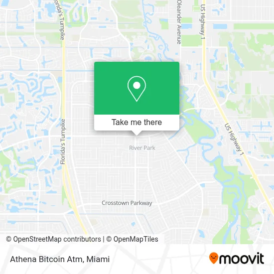 Athena Bitcoin Atm map