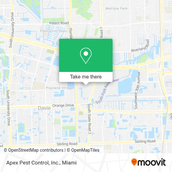 Apex Pest Control, Inc. map