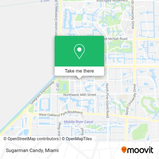 Sugarman Candy map
