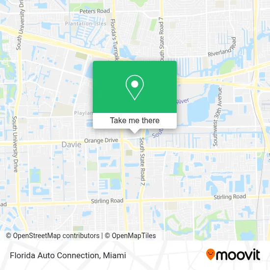 Florida Auto Connection map