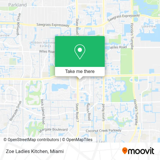 Zoe Ladies Kitchen map