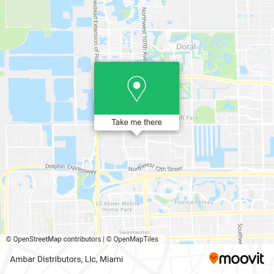 Ambar Distributors, Llc map