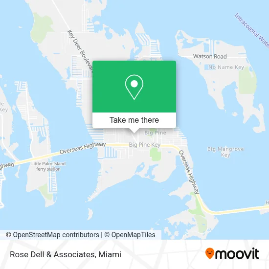Rose Dell & Associates map