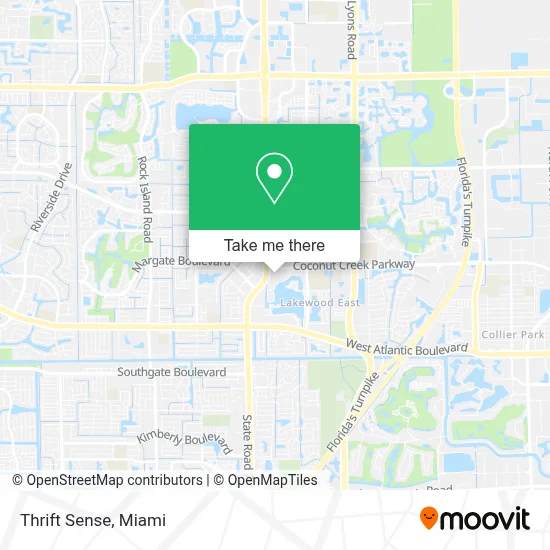 Thrift Sense map