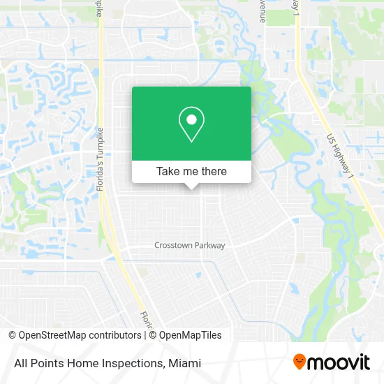 All Points Home Inspections map
