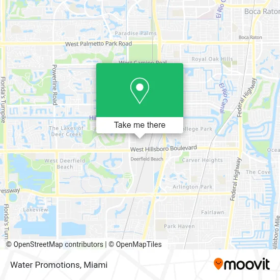 Water Promotions map