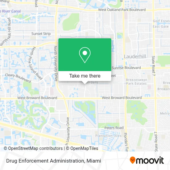 Drug Enforcement Administration map