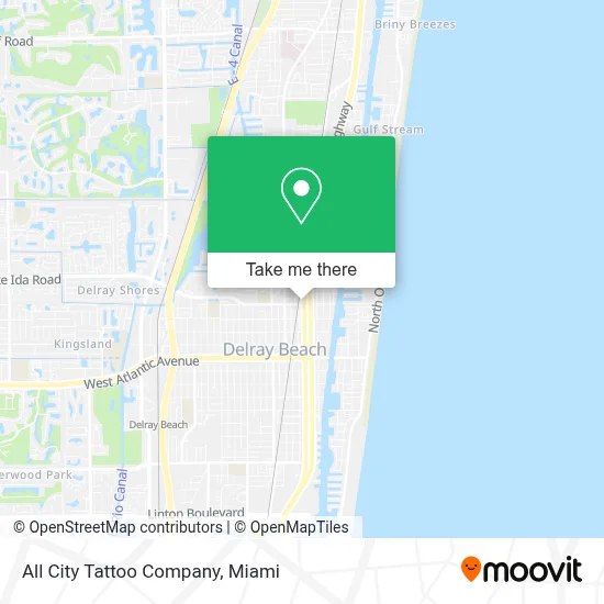 All City Tattoo Company map