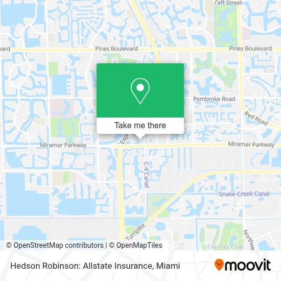 Hedson Robinson: Allstate Insurance map