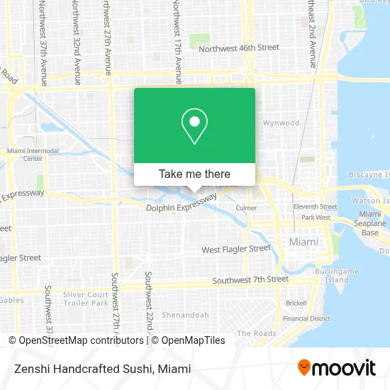 Zenshi Handcrafted Sushi map