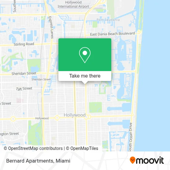 Bernard Apartments map