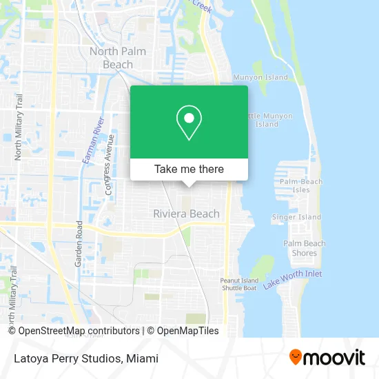 Latoya Perry Studios map